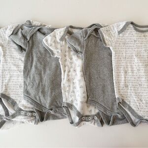 6 Burt’s Bees organic Short sleeve onesies